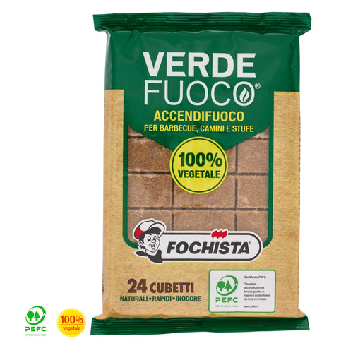 Accendifuoco Naturale Verdefuoco (24-28-40-96 Cubetti)