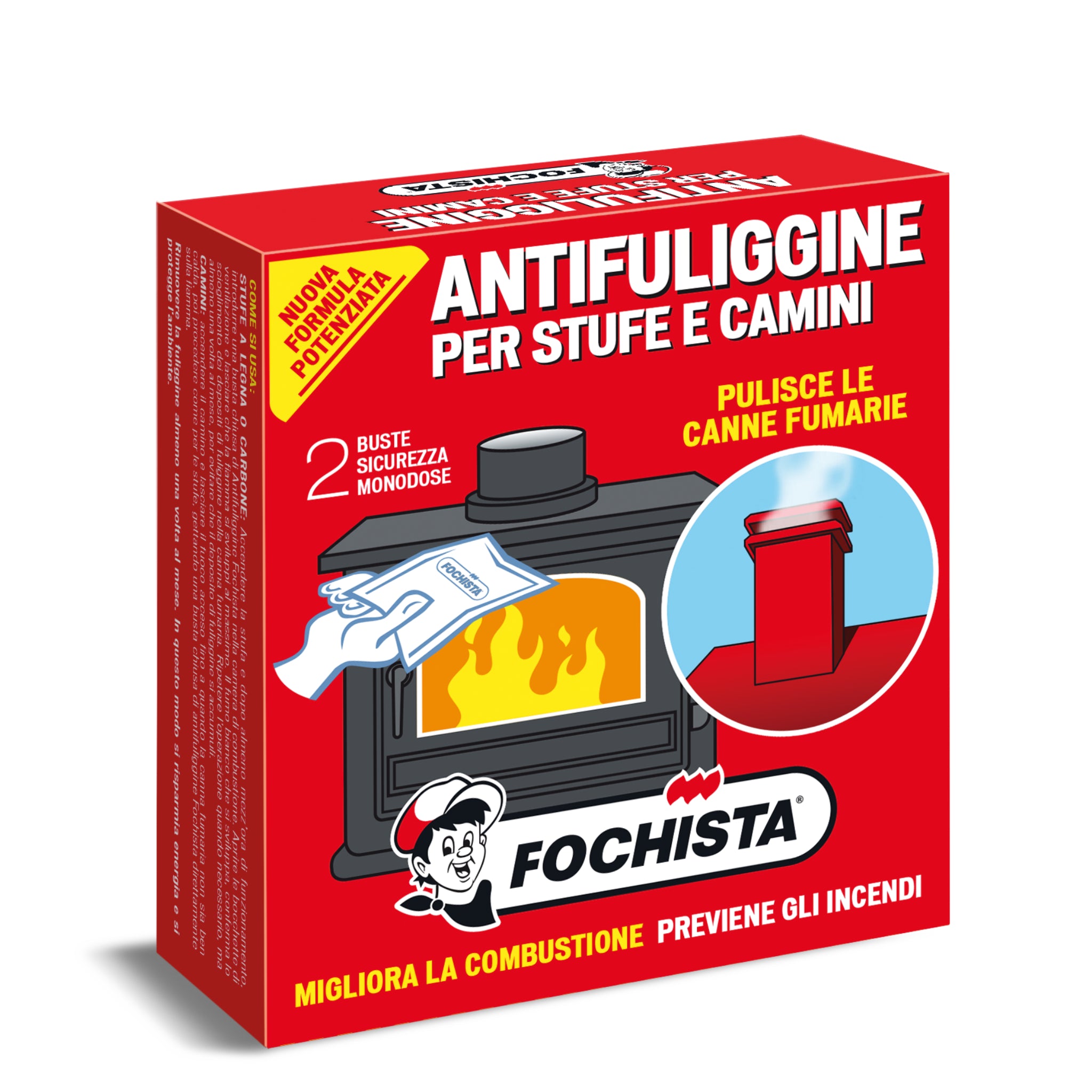 Antifuliggine per stufe e camini Fochista
