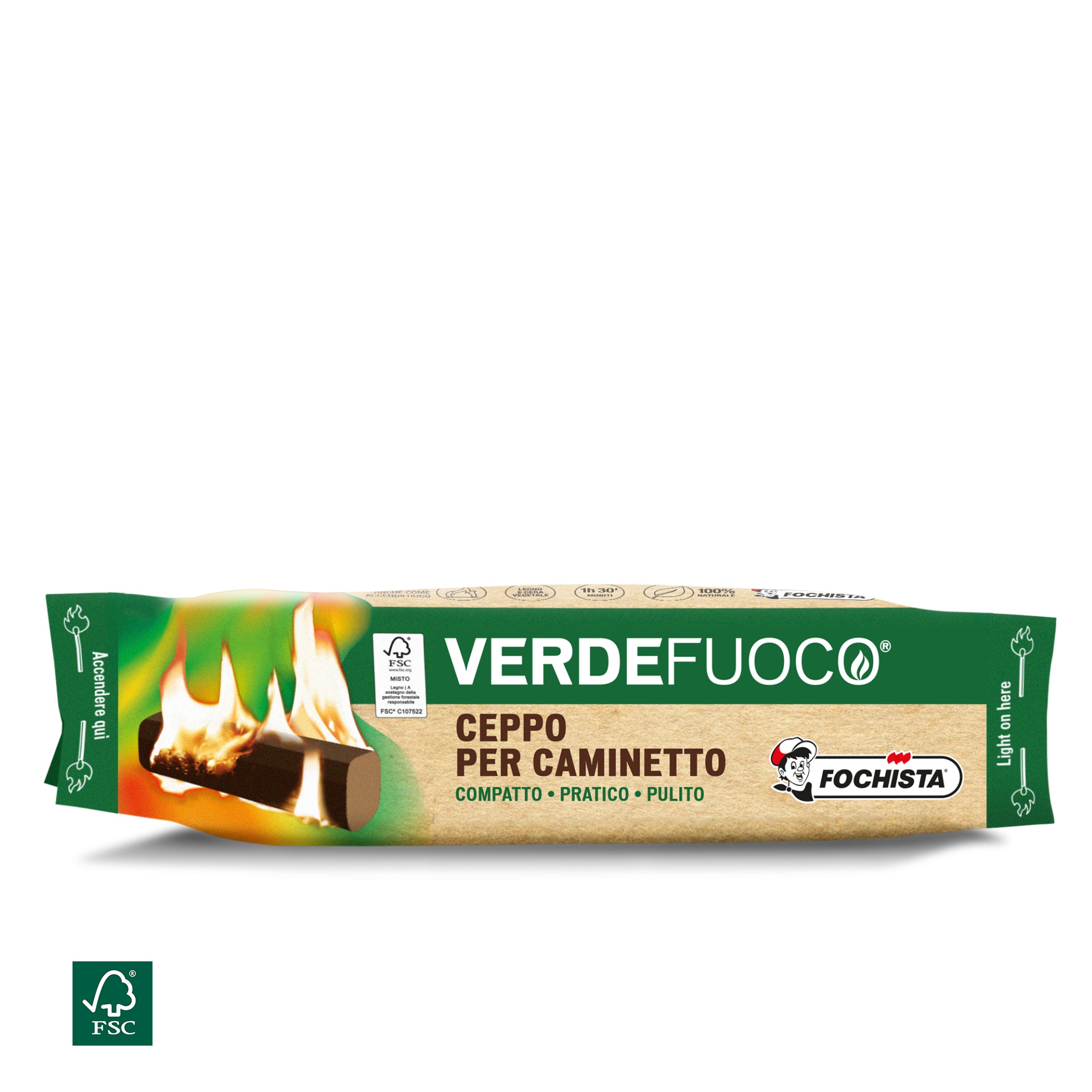 Ceppo per Caminetto Verdefuoco