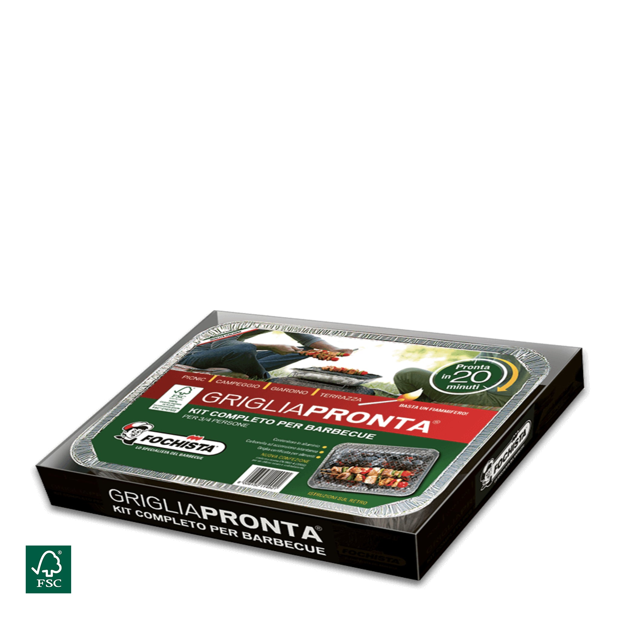 Grigliapronta Kit Barbecue Completo