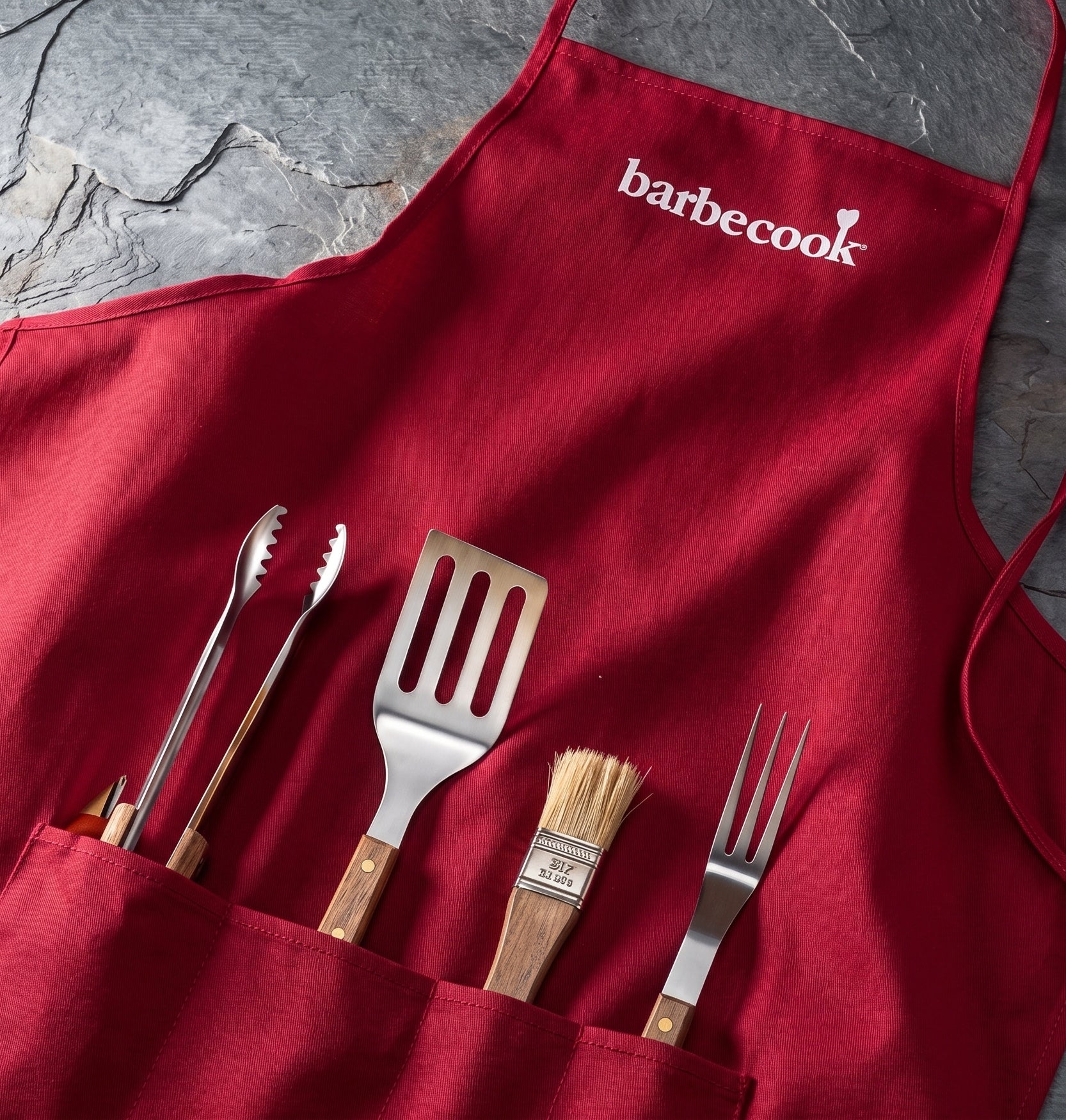 🎁 Kit utensili Barbecue + grembiule (100% off)