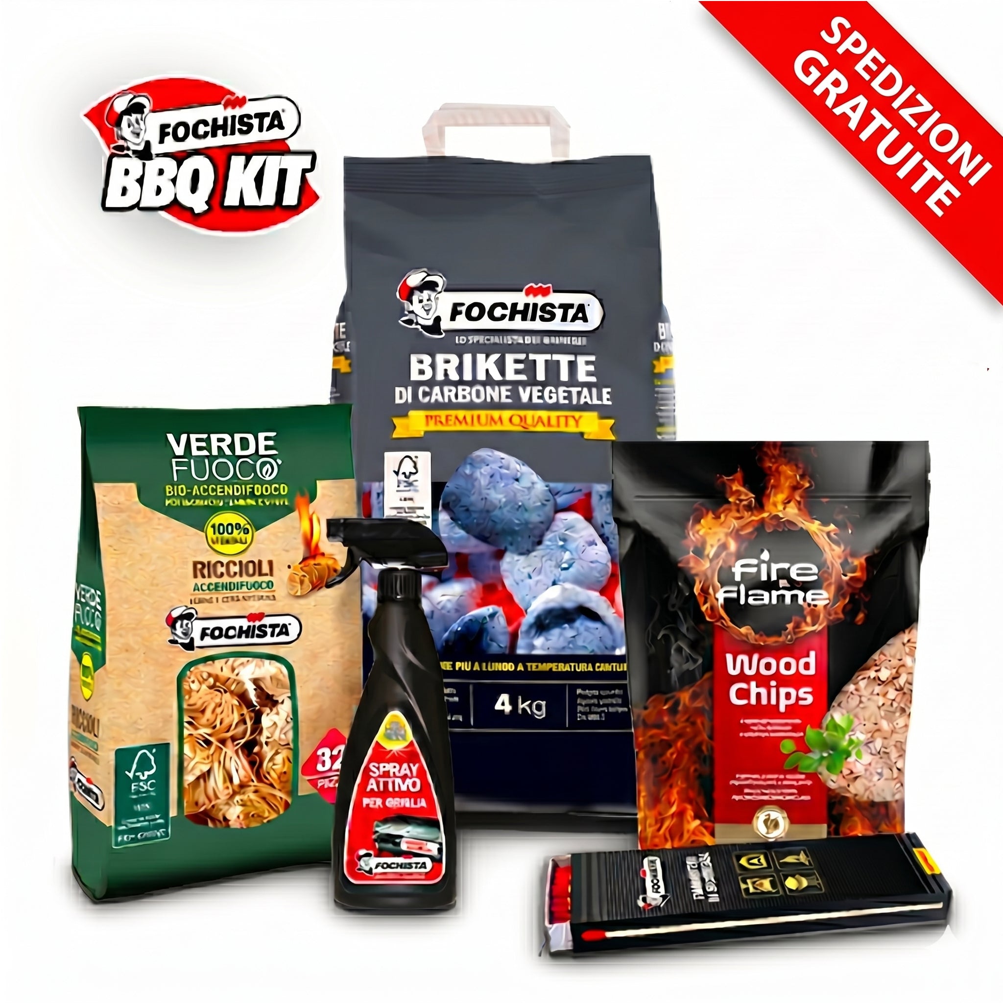 BBQ Kit Brikette Fochista